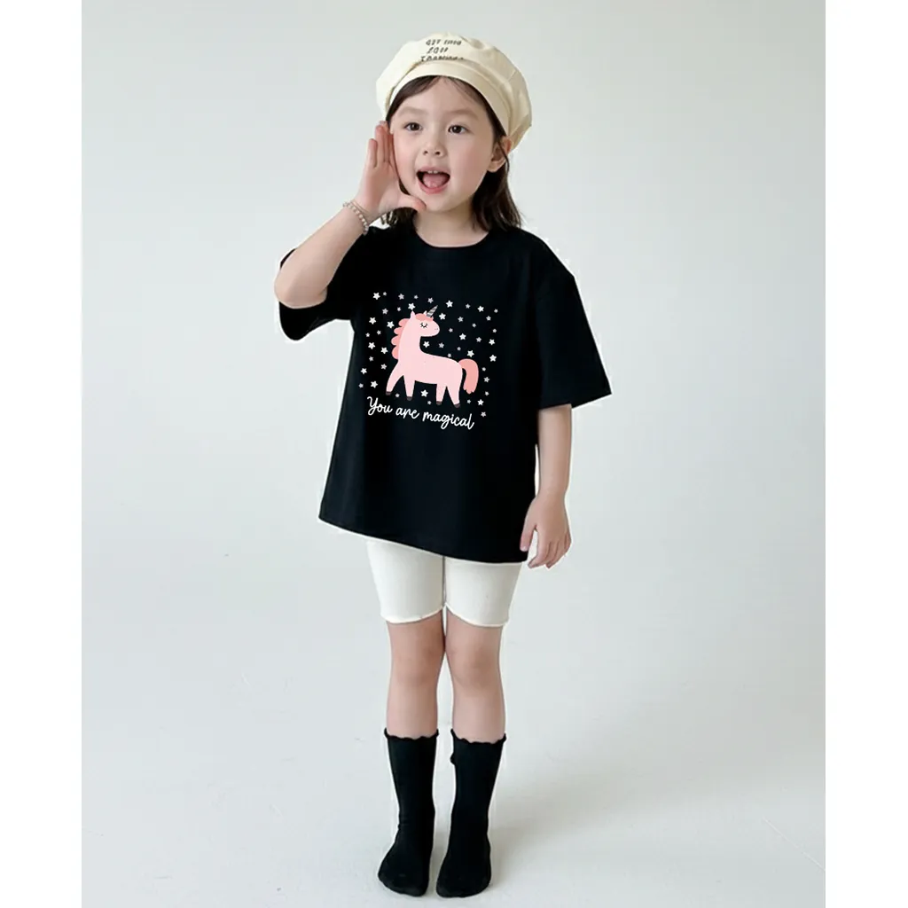 Áo thun bé trai bé gái hình ngựa form rộng Kado 3226_thumbnail_2
