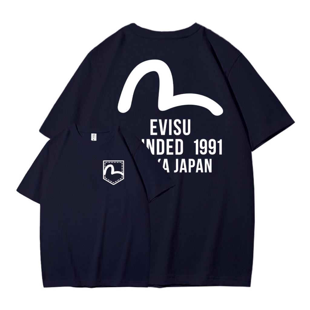 Áo thun nam evisu form rộng local brand ATD871 Miucho Iconic tay ngắn vải cotton cổ tròn in mix_thumbnail_8