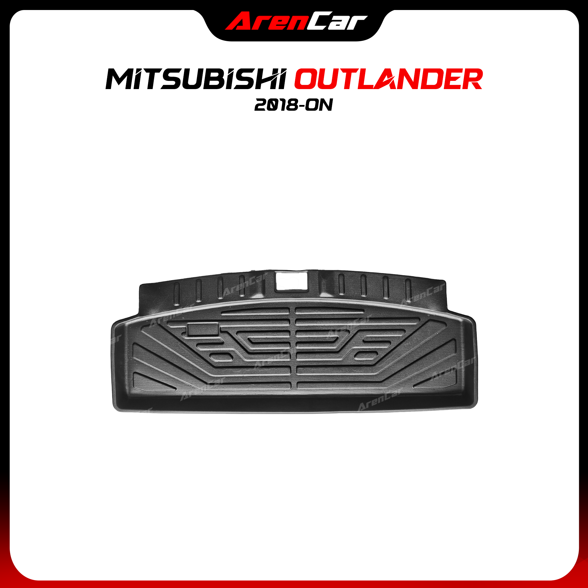 Thảm lót cốp nhựa đúc TPE Mitsubishi Outlander