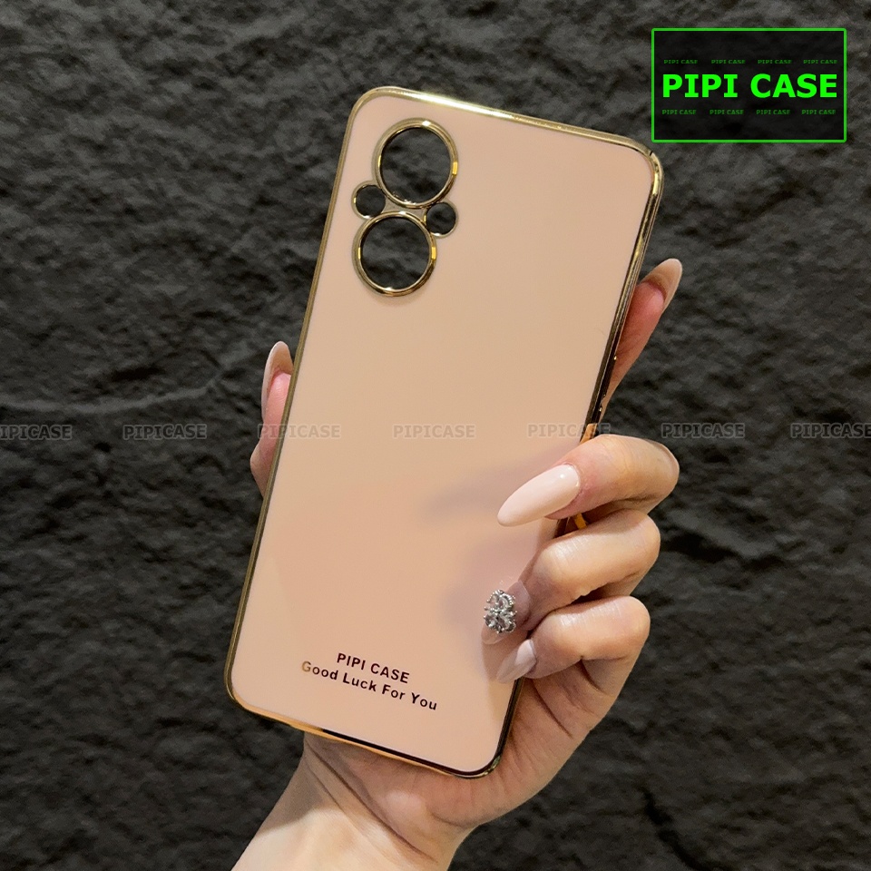 Ốp Lưng Oppo Reno 7Z / 8Z - Royal - Hồng Kem