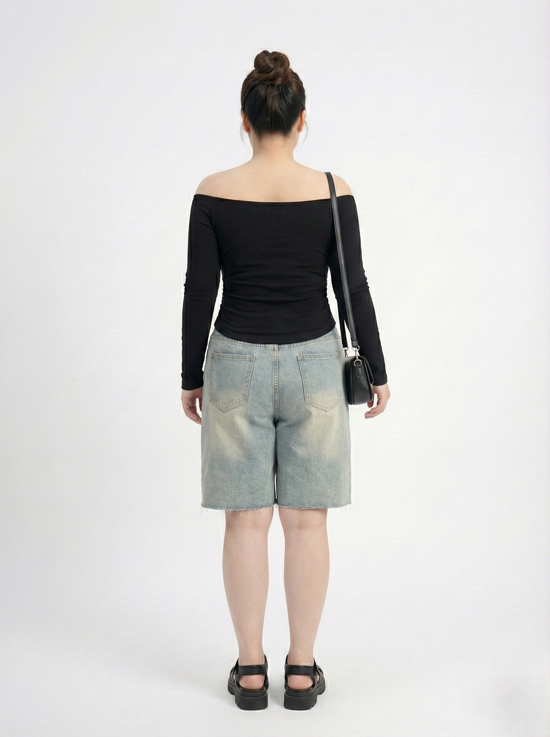 BIGSIZE NỮ- Quần short lửng rách T-QSJ4016_thumbnail_2