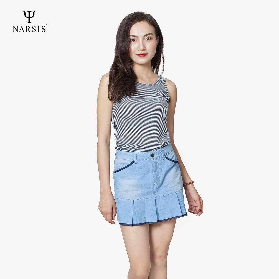 QUẦN SHORT BÒ NARSIS T7019 NARSIS CHẤT LIỆU JEAN BỀN BỈ, CÁ TÍNH, TRẺ TRUNG, THỜI TRANG_thumbnail_2