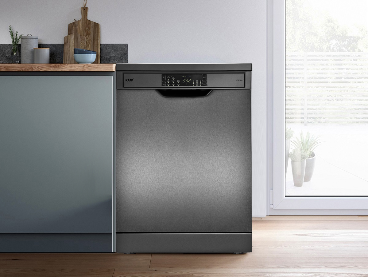 Máy rửa bát 15 bộ Kaff KF-SPA230 có thiết kế hình chữ nhật dọc