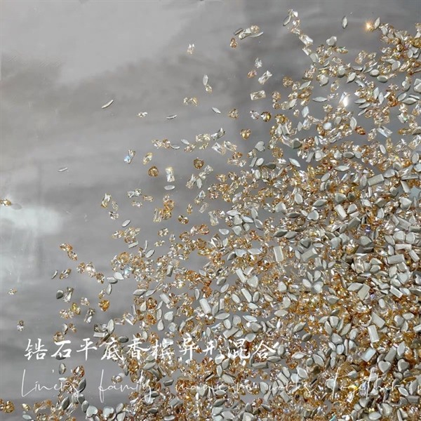 Set đá khối - chân bằng - siêu nhỏ - màu trà