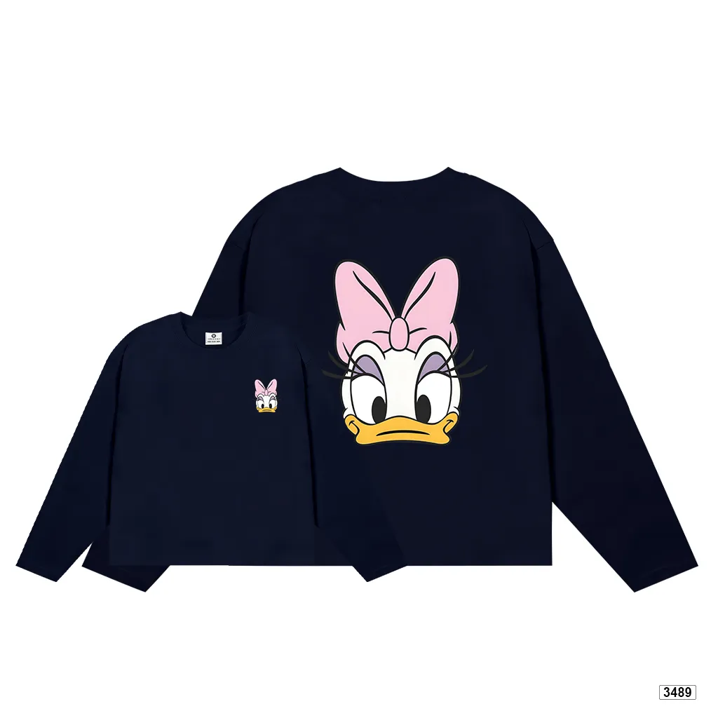 Áo thun boxy nữ tay dài Vịt donalid Miucho 3489_thumbnail_10