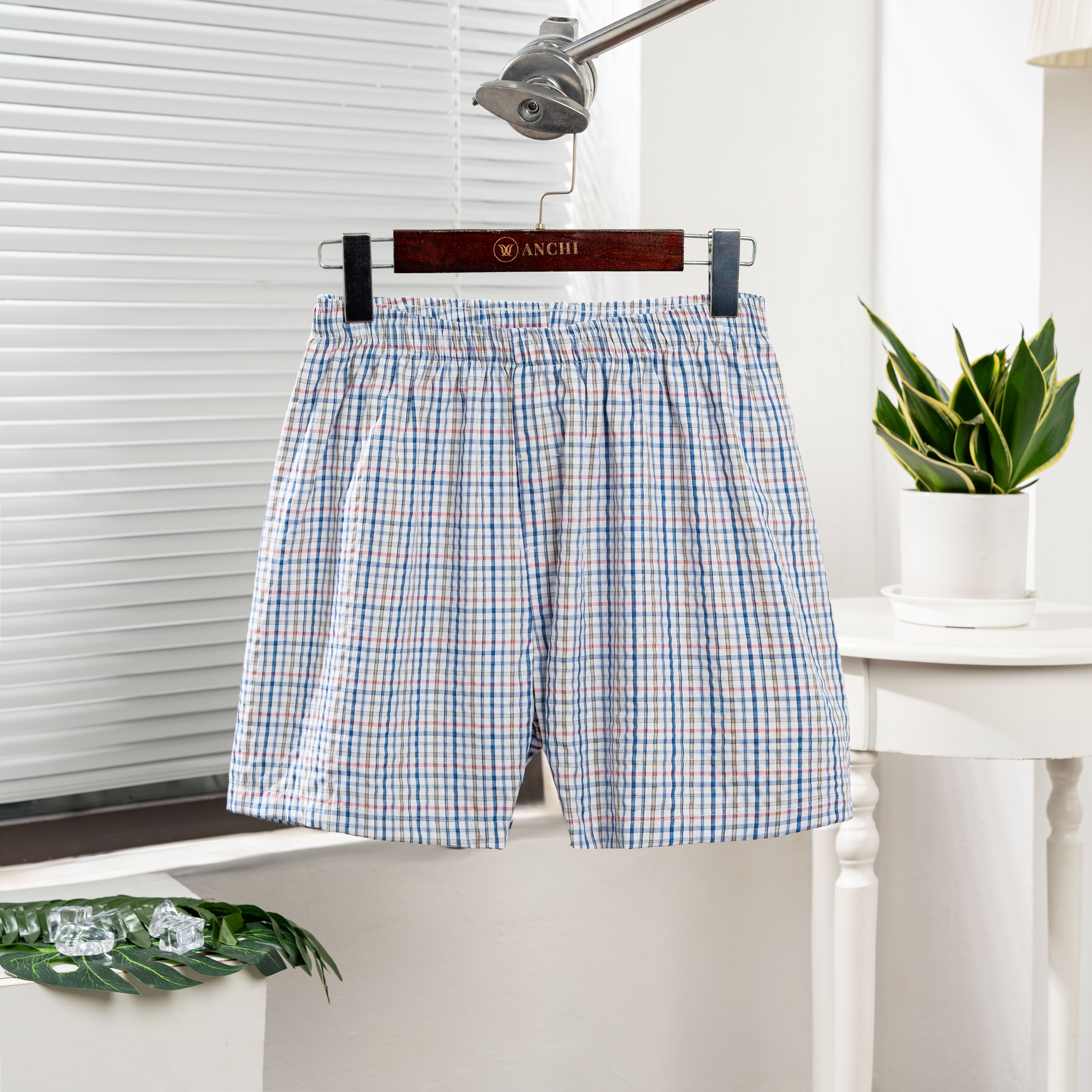 Combo 4 Quần Đùi Sáng Tối Cotton Nam Trung Niên Không Đường May Sườn_thumbnail_3