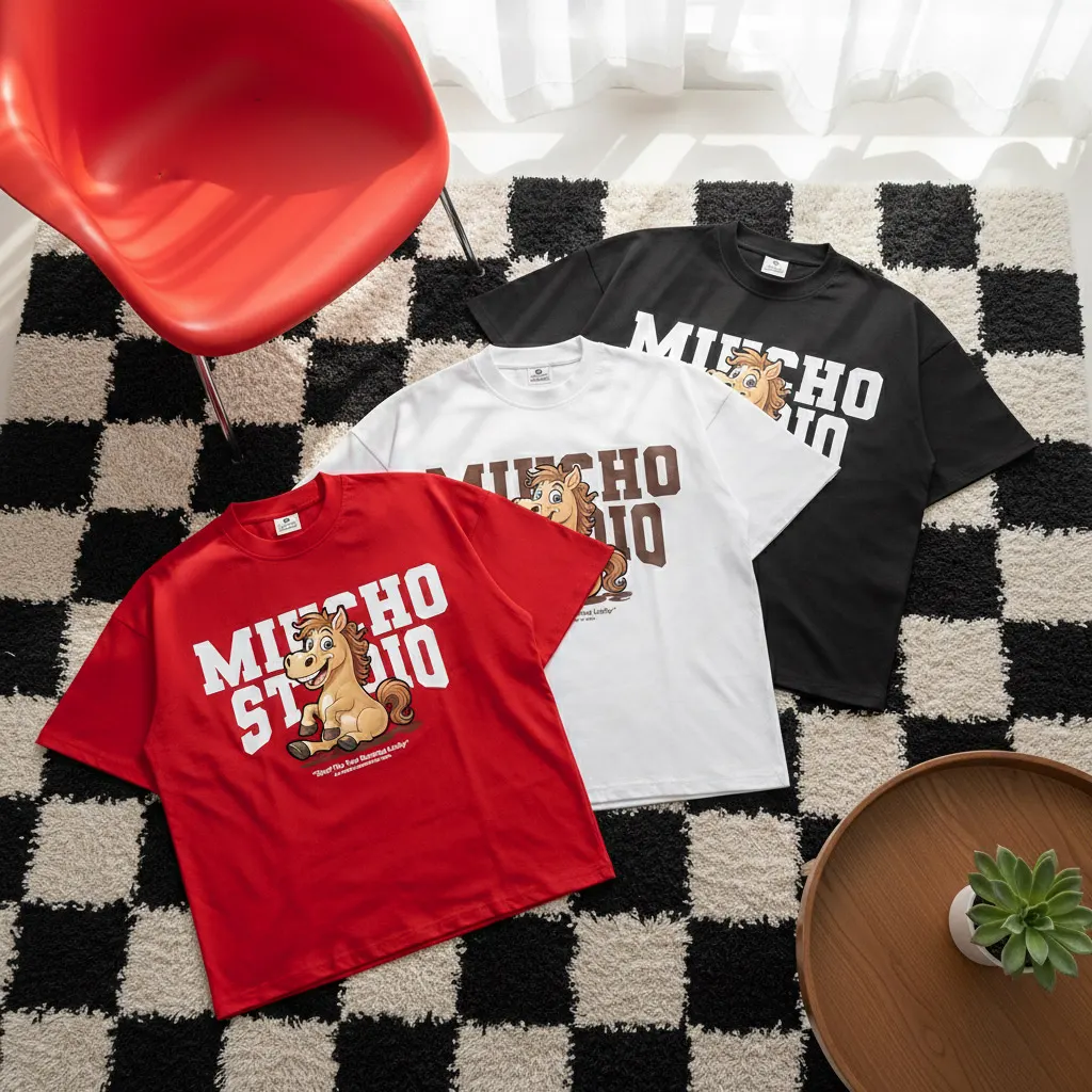 Áo thun boxy Tết Bính Ngọ Miucho 3082_thumbnail_7