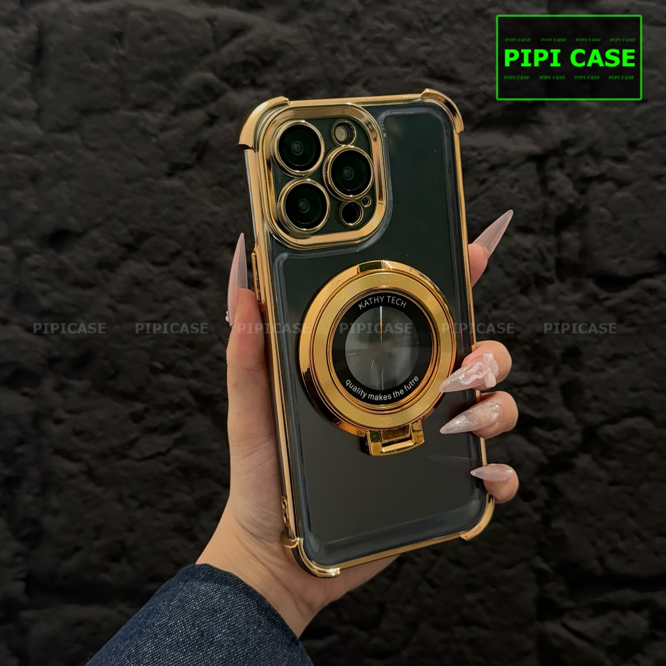 Ốp Lưng iPhone 15 Pro - Ven - Vàng_thumbnail_12