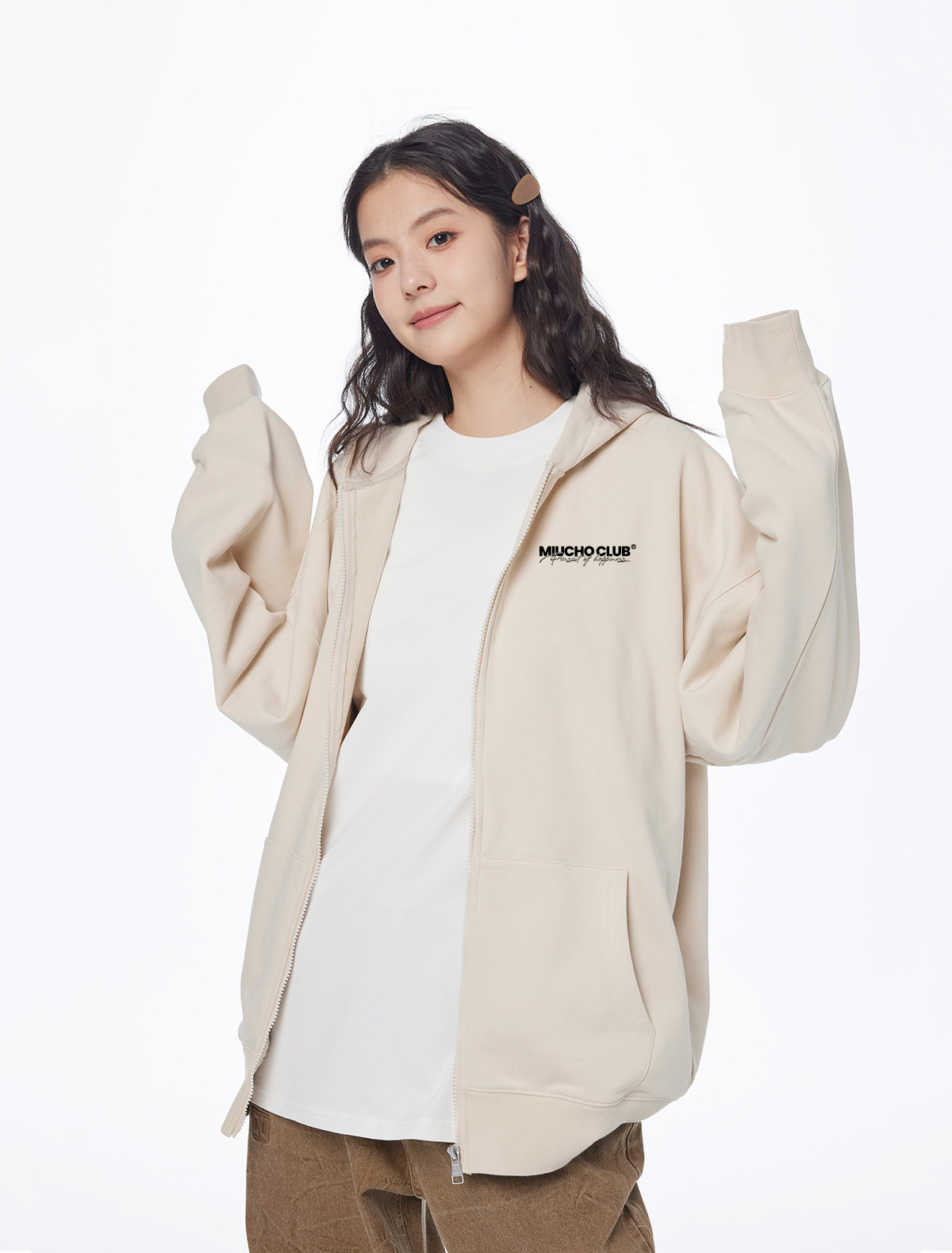 Áo hoodie unisex local brand HZD1321 Miucho nỉ chân cua dày dặn in basic_thumbnail_3