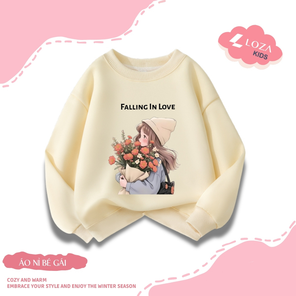 Áo sweater bé gái in hình bé gái Hot trend - Loza Kids IN005_thumbnail_0