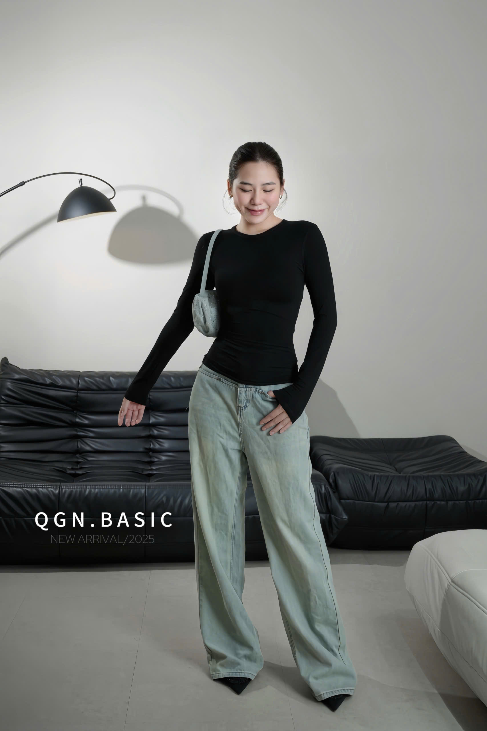 Áo đen ôm tay dài Cotton-Q_thumbnail_6
