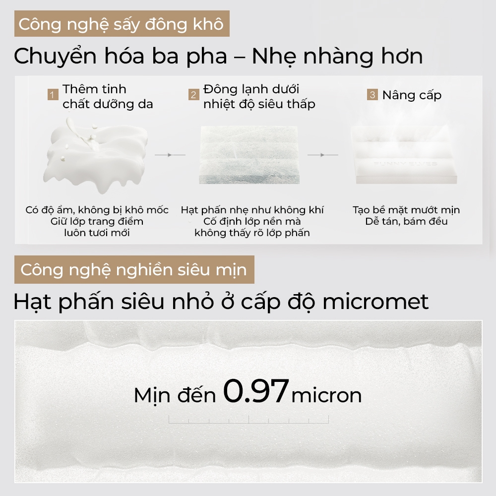 [FUNNY ELVES] Phấn phủ kim cương Funny Elves kiềm dầu mỏng mịn 7g_thumbnail_3