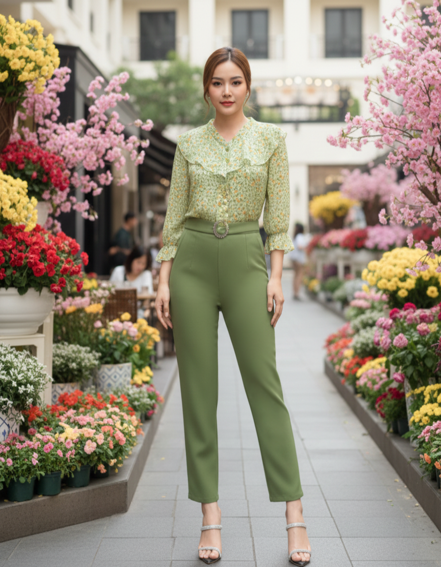 Set bộ áo hoa phối quần baggy_thumbnail_3