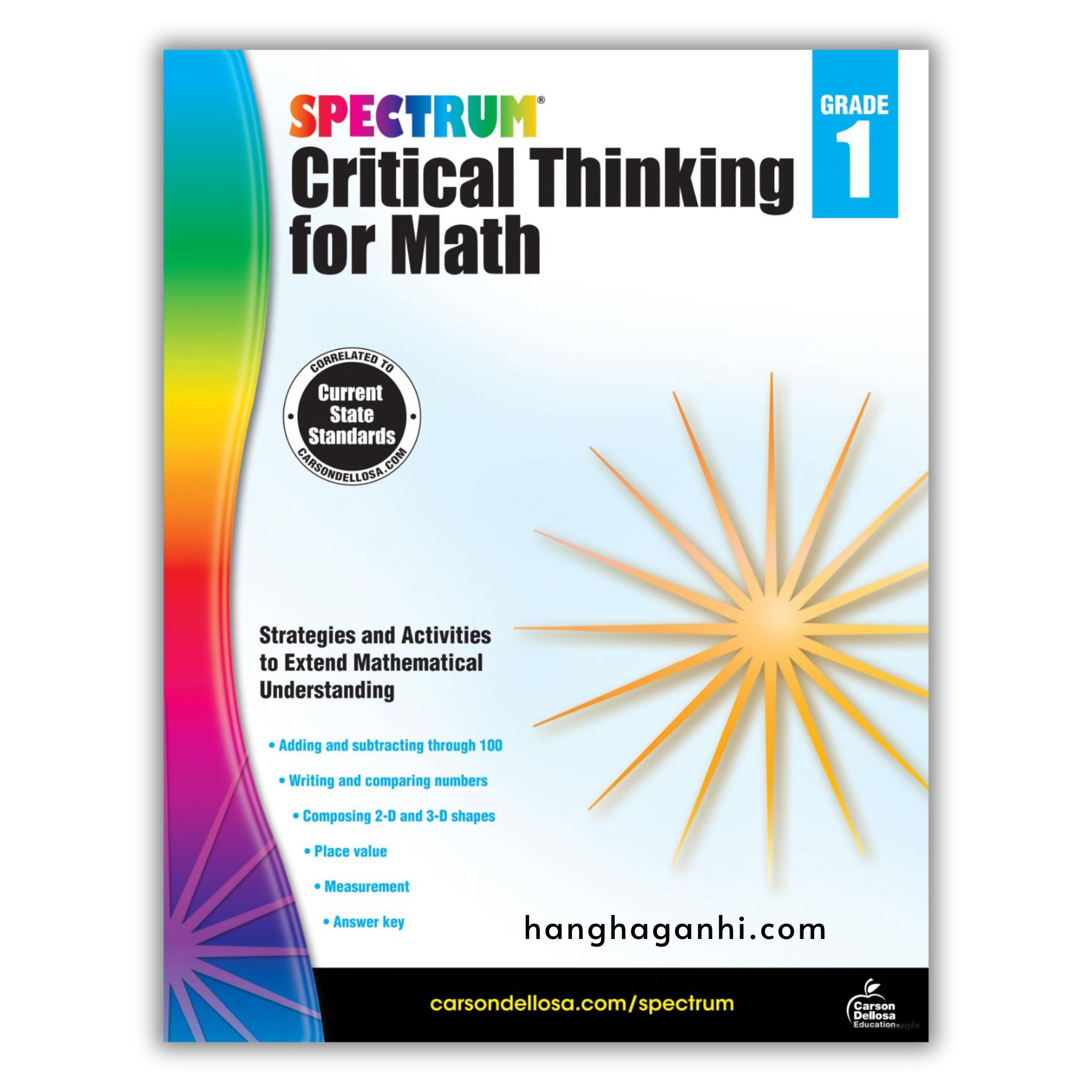 Sách Spectrum Critical Thinking for Math Workbook Grade 1_thumbnail_0