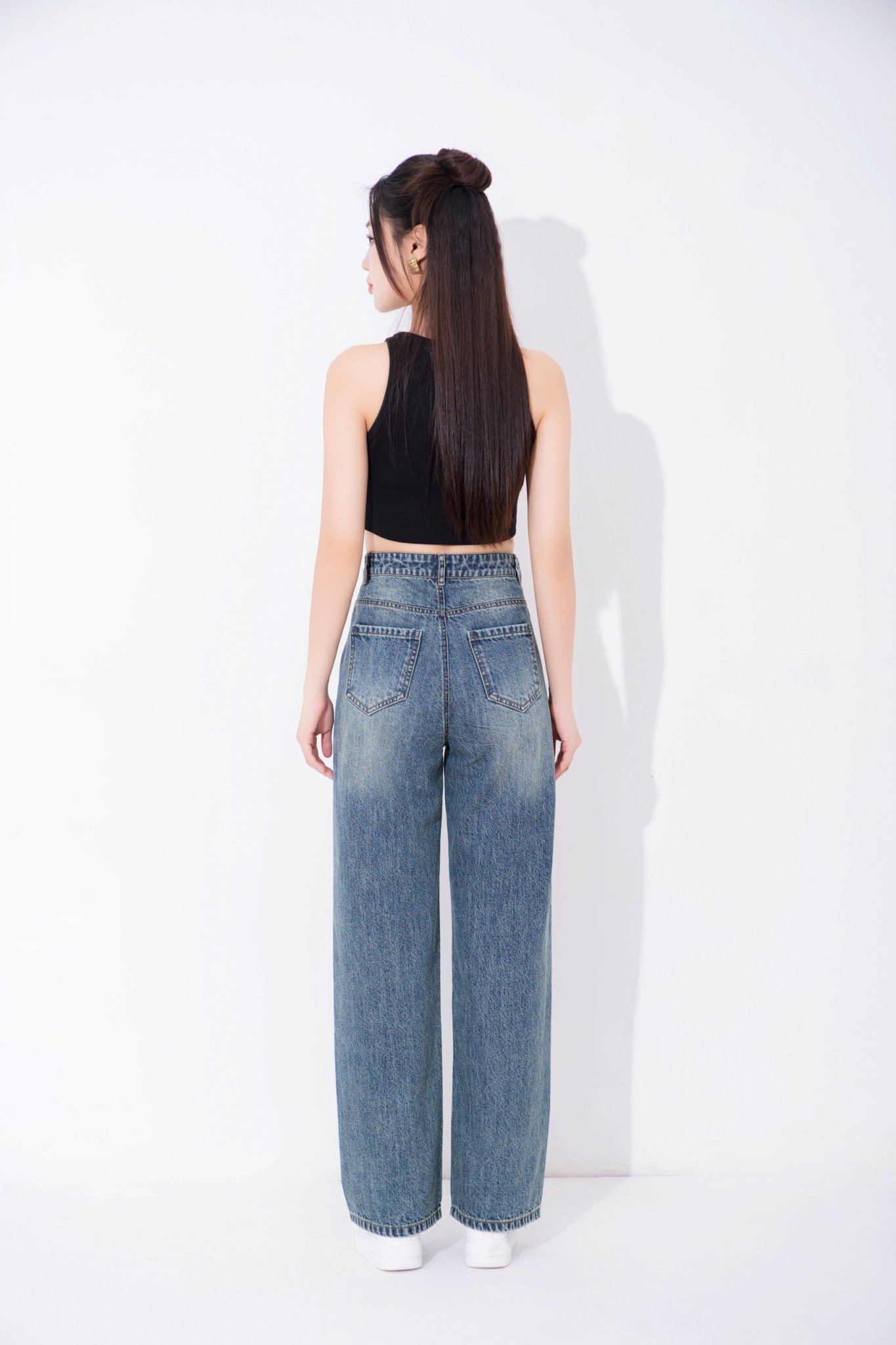 Quần Jean Suông Chất Liệu Cao Cấp_thumbnail_3