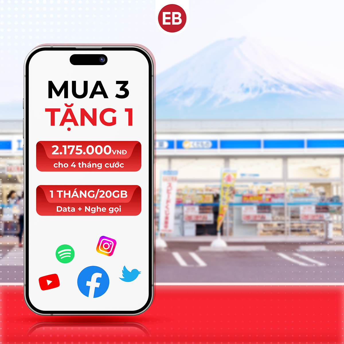 Sim dài hạn 3 tháng, tặng 1 tháng (80GB/ 4 tháng)