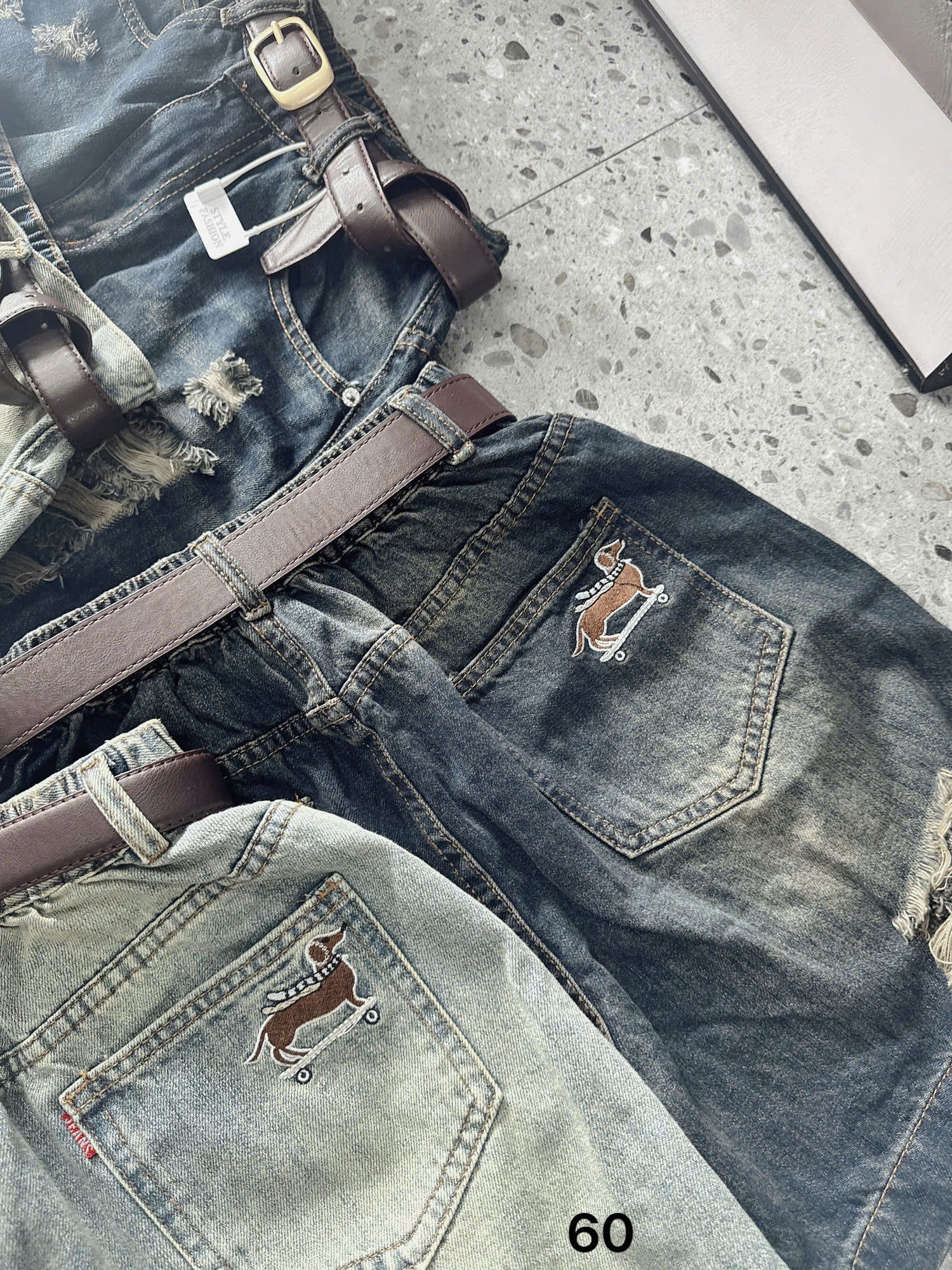 BIGSIZE NỮ- Quần short ngố lưng thun thêu cún T-QSJ60_thumbnail_12