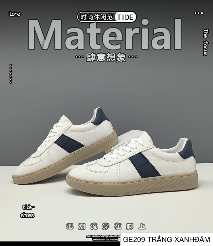 GE209 - Giày thường ngày màu khối da bò lớp một dành cho nam, giày hợp thời trang cao cấp đa năng, giày thể thao da thật Châu Âu, giày sang trọng nam dễ tiếp cận_thumbnail_7