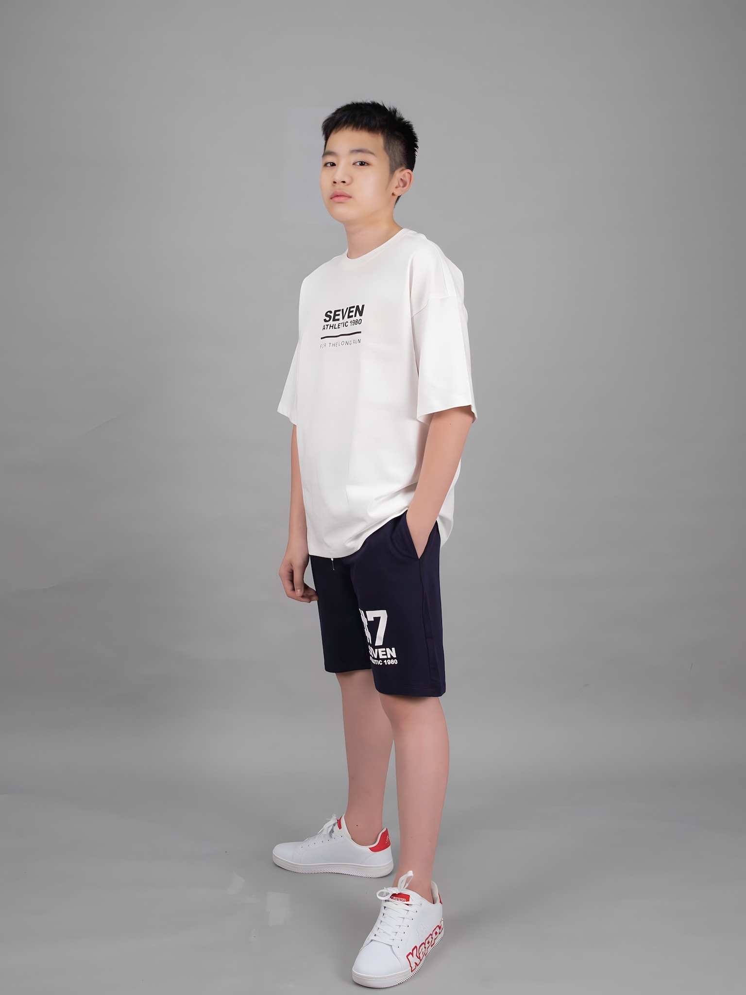 Quần short xanh đen #7 seven_thumbnail_3