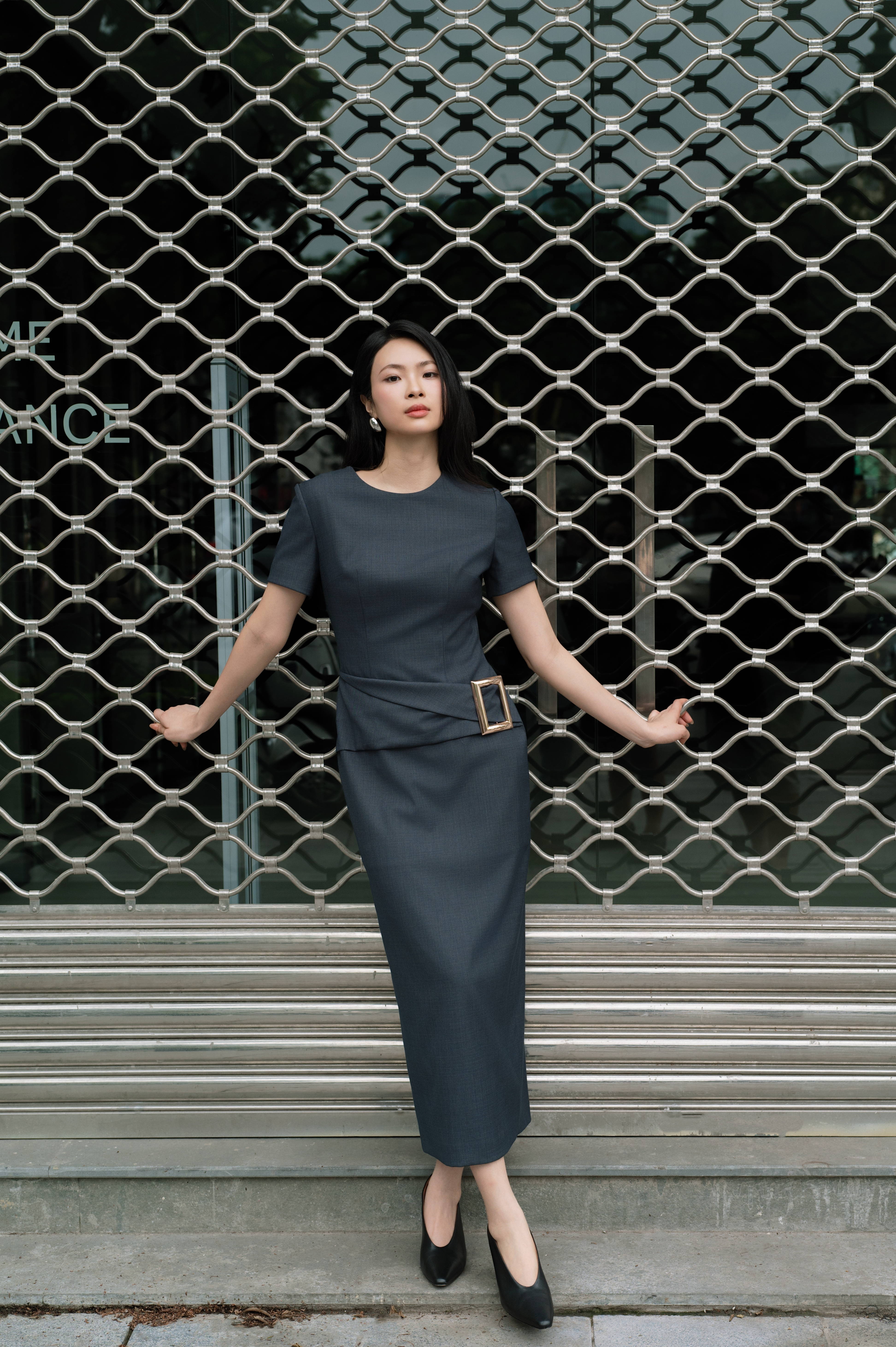 SOPHIA DRESS - Dark grey_thumbnail_1