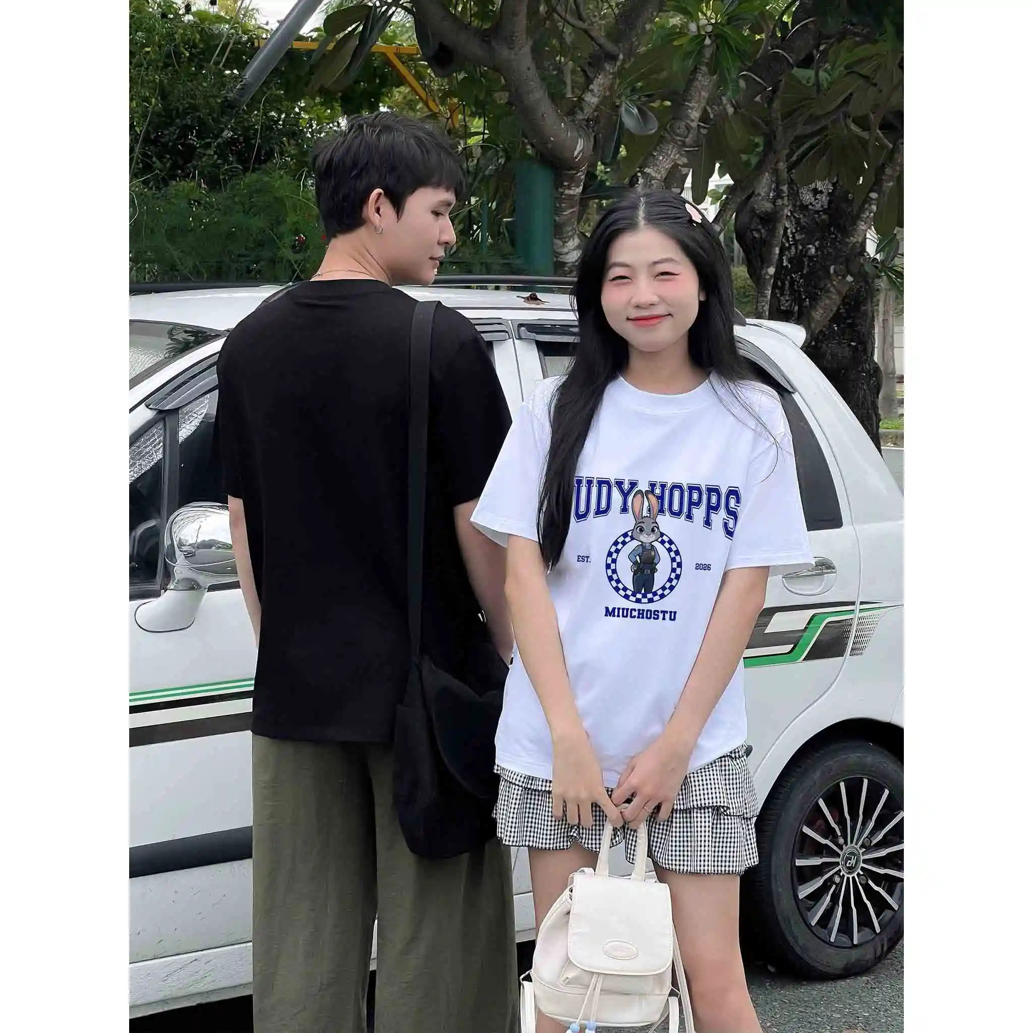 Áo thun cặp đôi form oversize Miucho vải cotton co giãn 2 chiều thoáng mát Nick Wilde in mix 2825_thumbnail_5