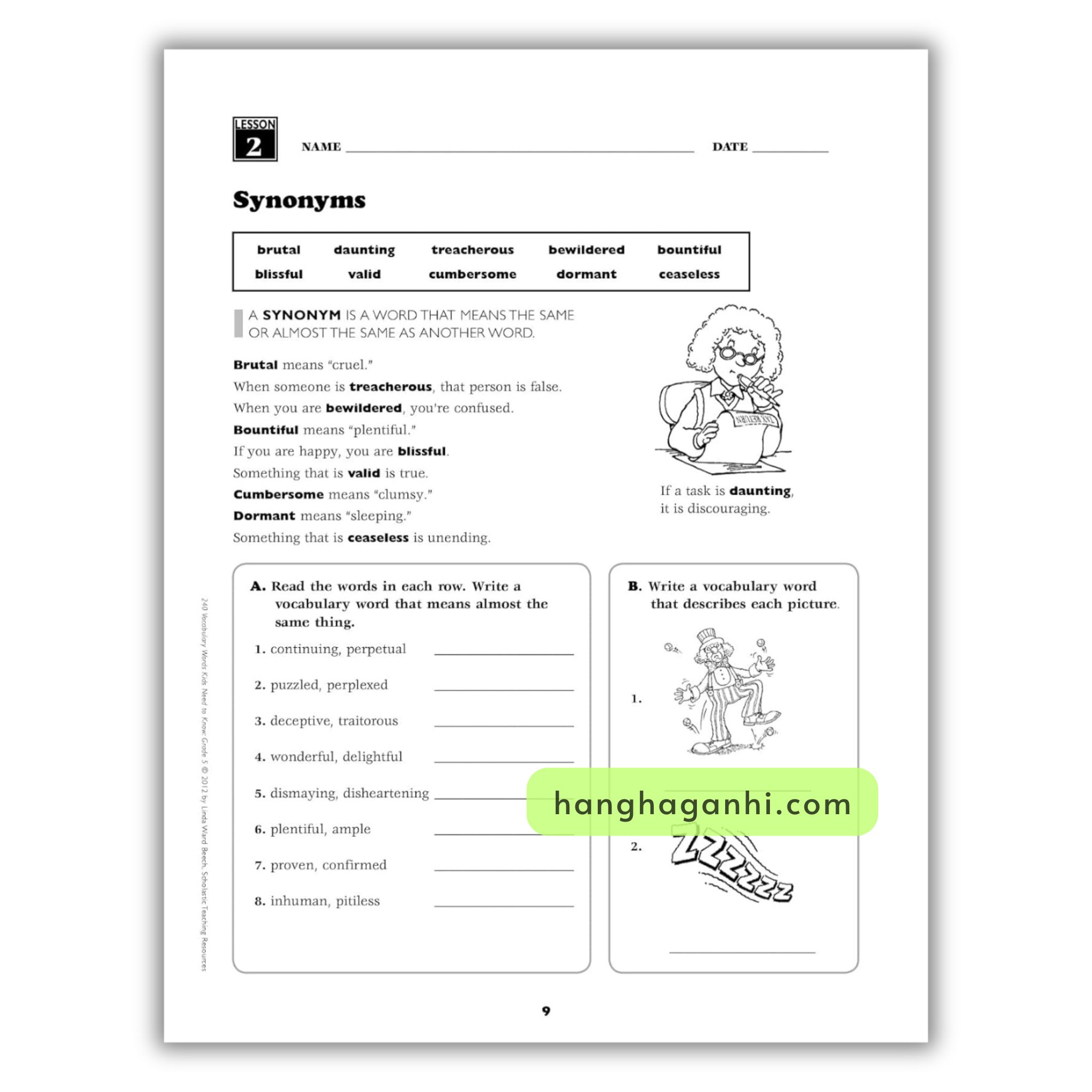 Sách 240 Vocabulary Words Kids Need To Know – Trọn bộ 6 cuốn_thumbnail_11