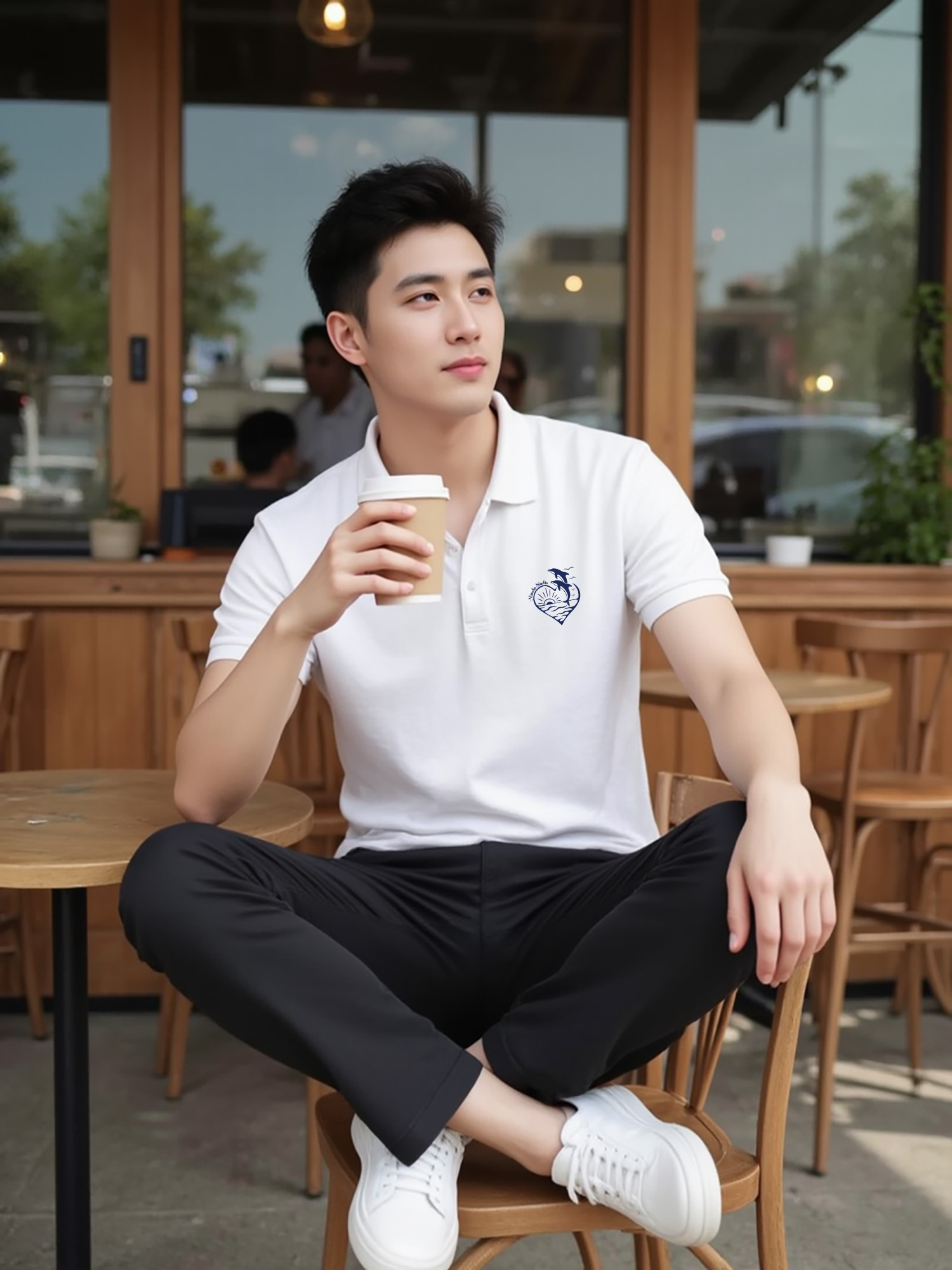 Áo polo nam cao cấp form vừa 2060 Miucho Iconic cổ trụ vải cá sấu polyester thoáng mát in artwork_thumbnail_4