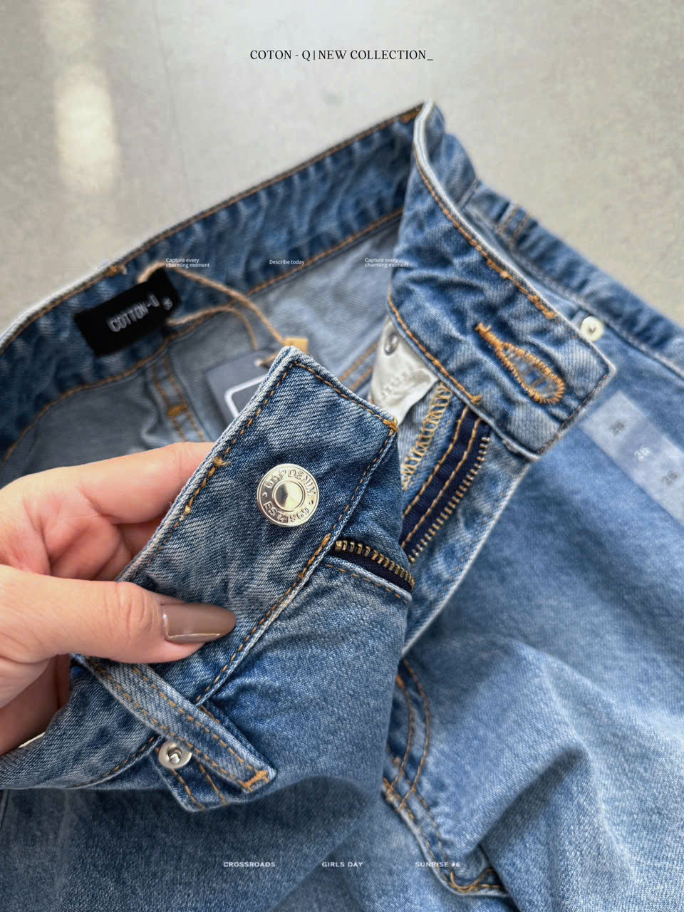 Quần short jean Coton Q_thumbnail_9