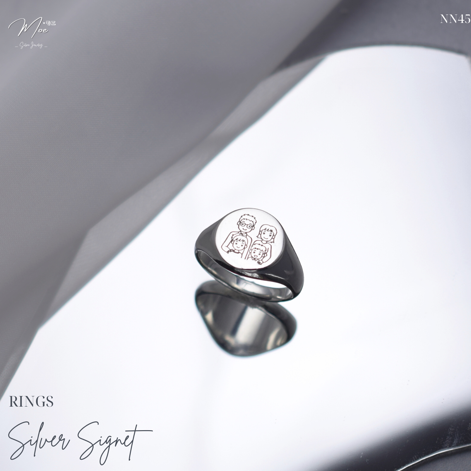 NN45 - Nhẫn nam Silver Signet_thumbnail_10