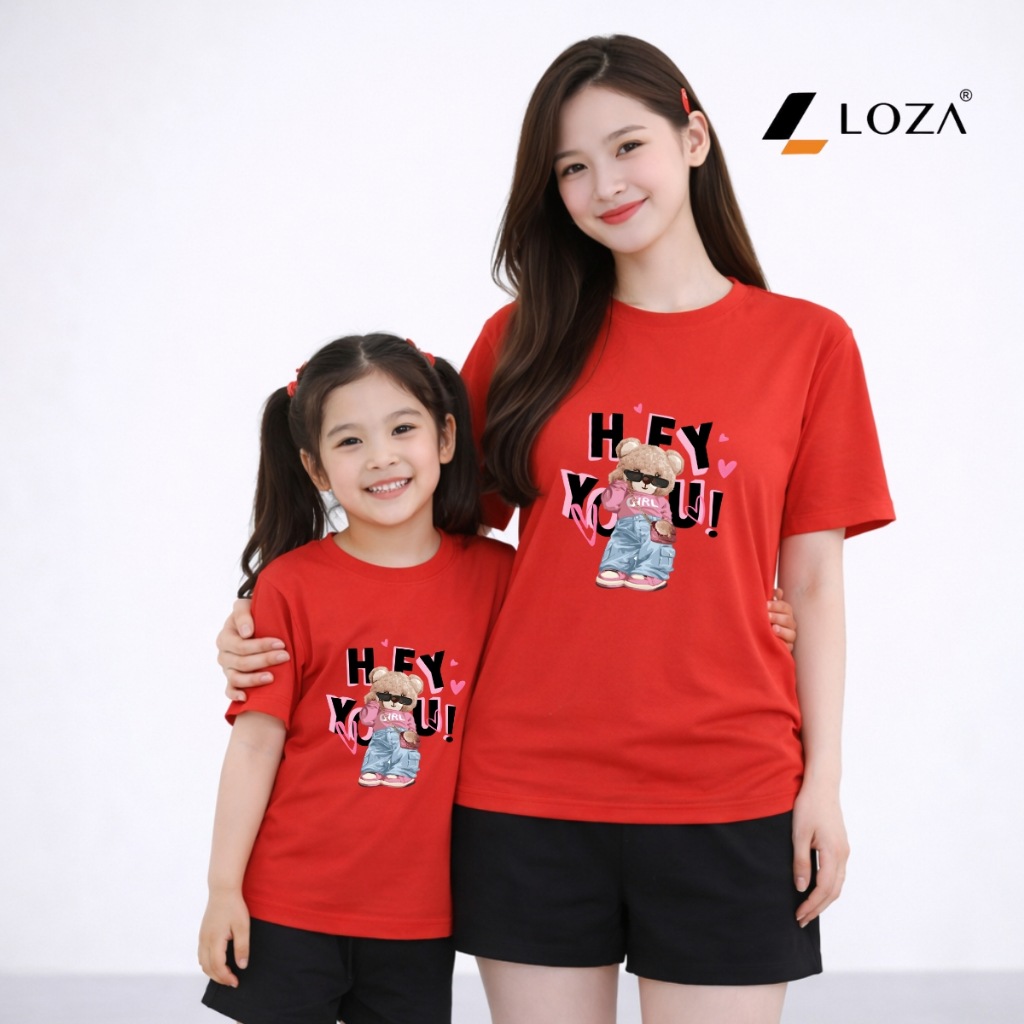 Set đồ đôi mẹ và bé hình Gấu Hey You - Loza BP634-SB634_thumbnail_1