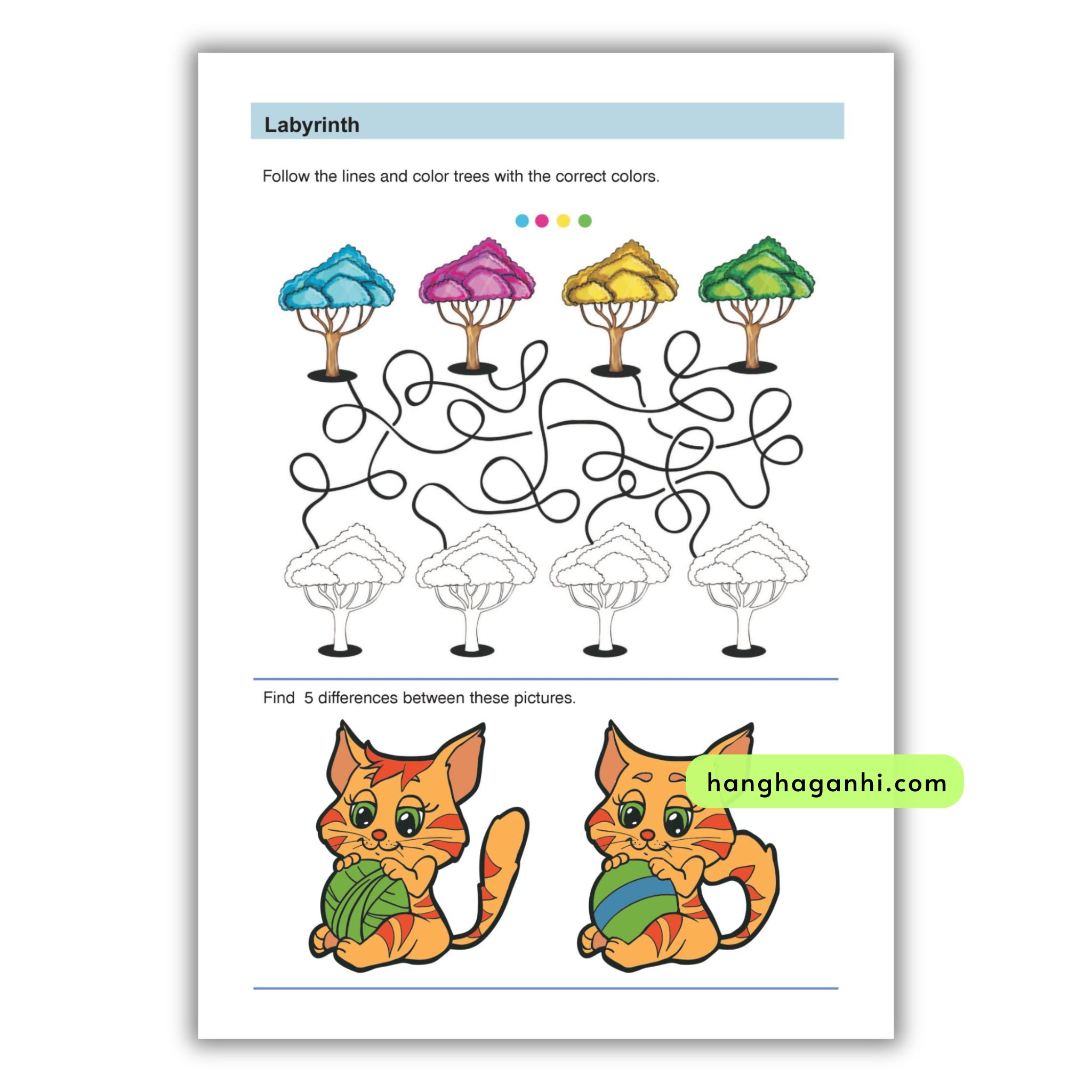 Visual Perception Graphic Dictation, Bộ 2 cuốn sách tư duy não phải, luyện khả năng quan sát cho bé mầm non Neurotrainer_thumbnail_2