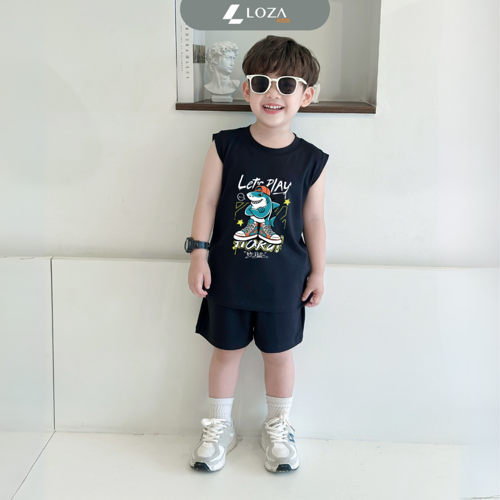 Bộ ba lỗ bé trai in hình Tralalero Tralala - Loza Kids BL402_thumbnail_5