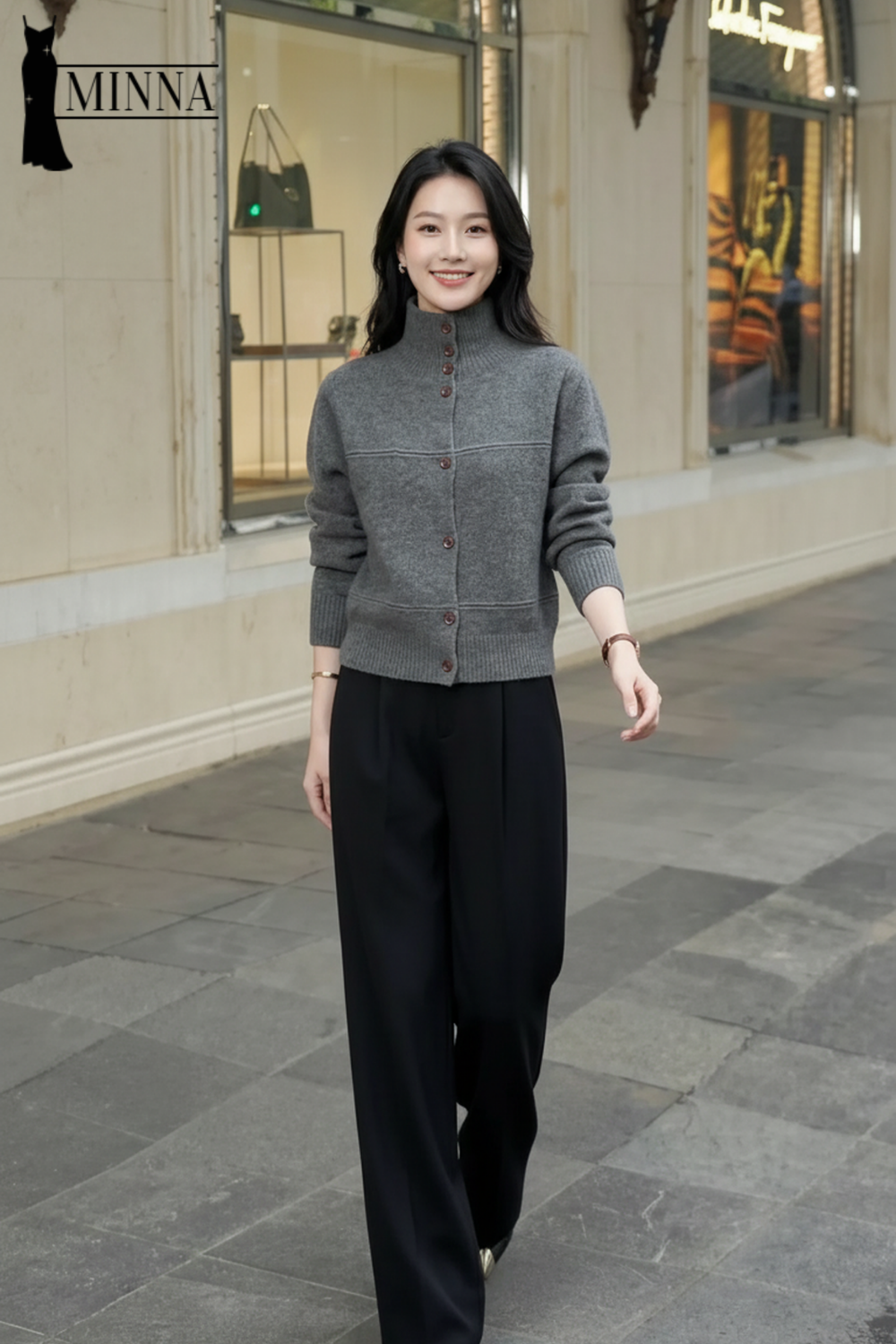 Classic Button Knit - MA053