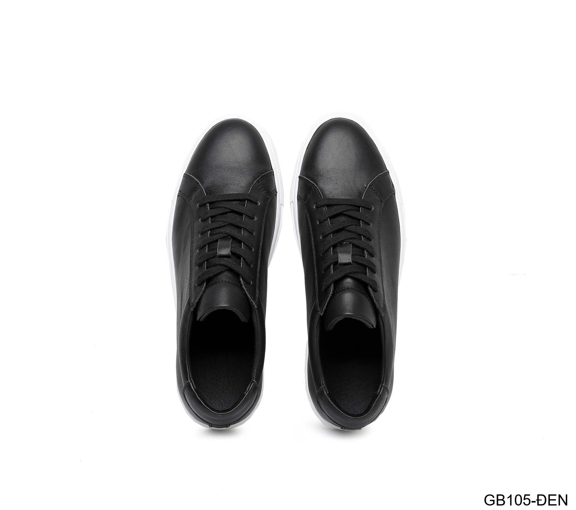 GB105 - Giày Sneaker Nam Da Bò Thiết Kế Đơn Giản, Đế Cao Su Bền, Màu Trắng Đen_thumbnail_22