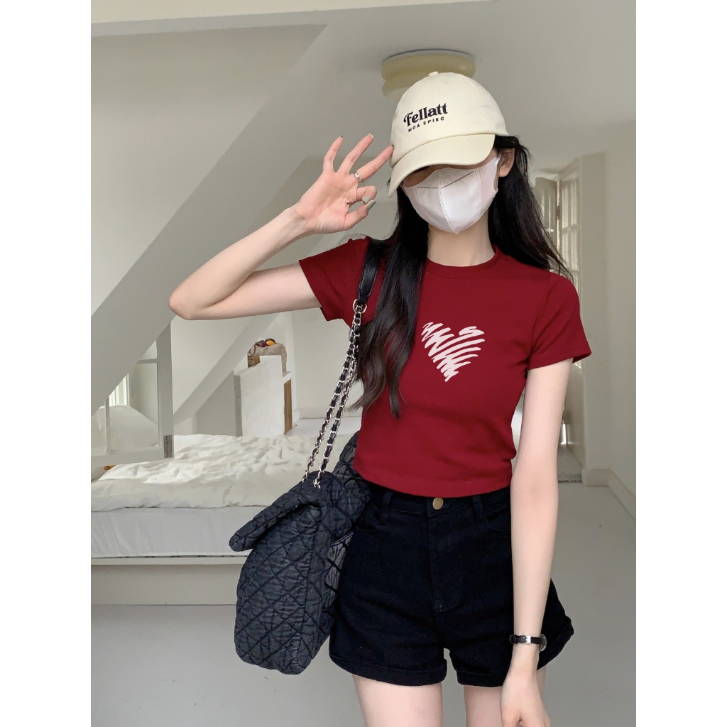 [Form Ôm] Áo croptop nữ dáng ôm in hình thời trang phong cách Hàn Quốc - Áo baby tee Loza G0080_thumbnail_6