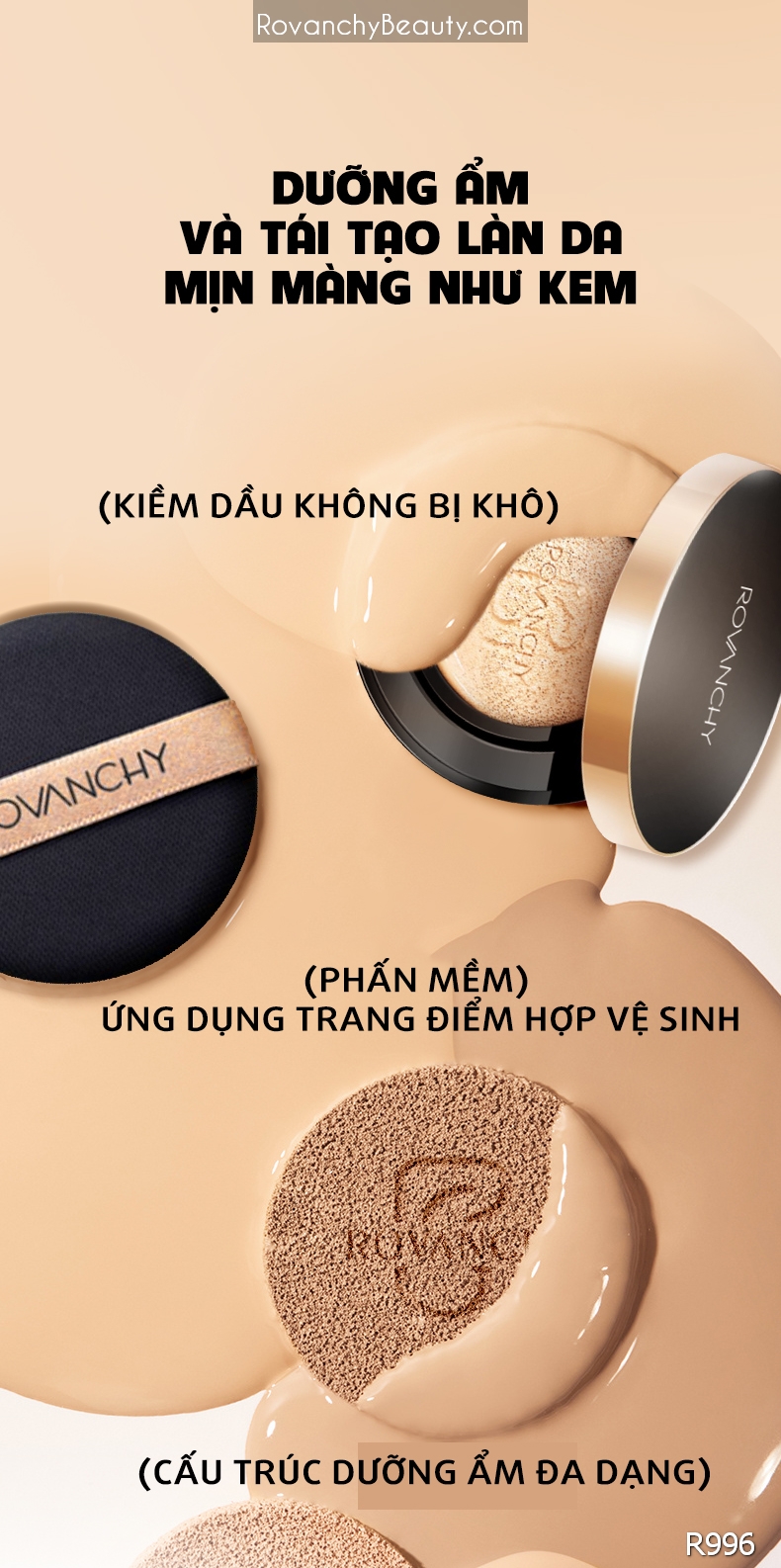 Kem BB dưỡng ẩm Centella Asiatic R996 ROVANCHY_thumbnail_6