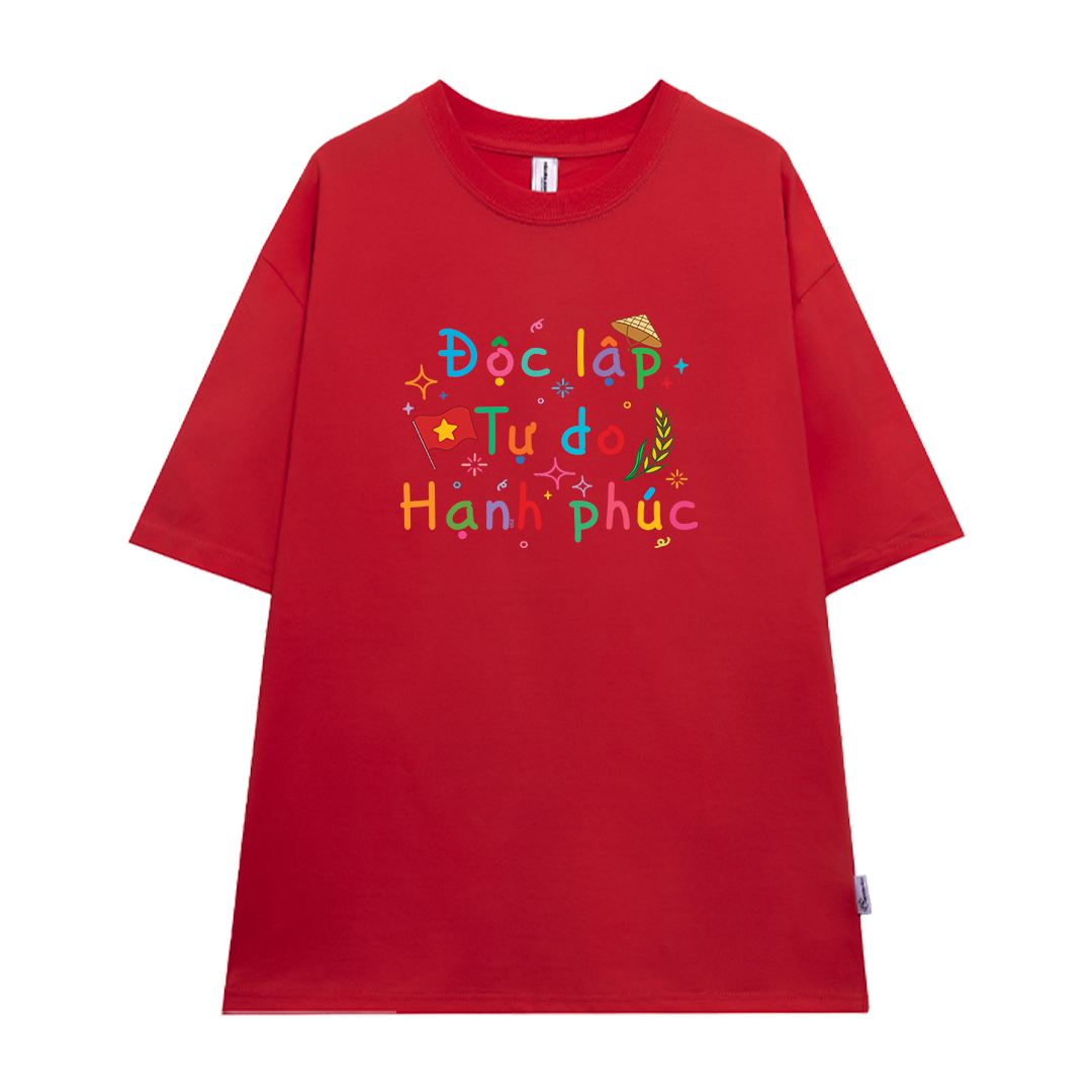 Áo thun Việt Nam tôi yêu form rộng 2127 Miucho cổ tròn vải cotton 4c 220gsm thoáng mát in mix_thumbnail_9