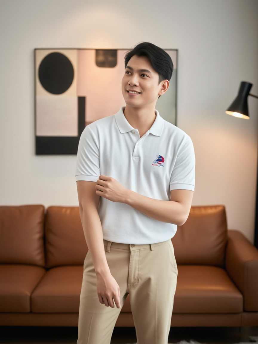 Áo polo nam big size form vừa 2107 Miucho Iconic vải cá sấu polyester thoáng mát in mix_thumbnail_8