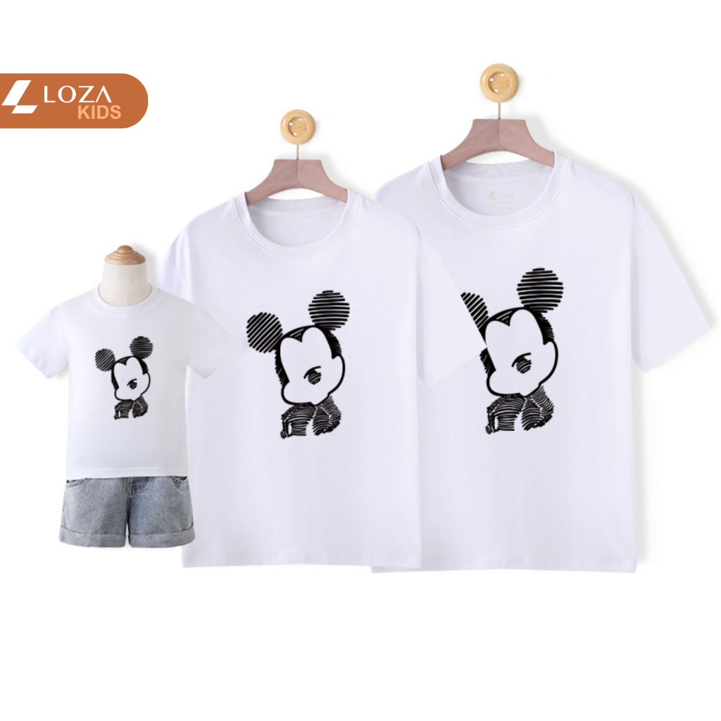 Áo phông gia đình LOZA KIDS in hình Mickey - Áo đồng phục gia đình – Mã GĐ3053_thumbnail_1