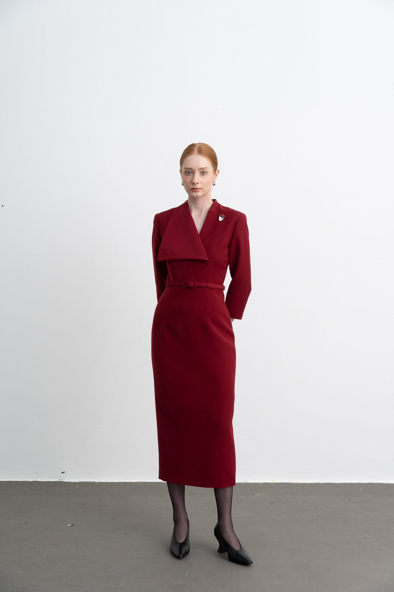 đầm bút chì cổ bẻ ve lệch (Victoria Dress)_thumbnail_0