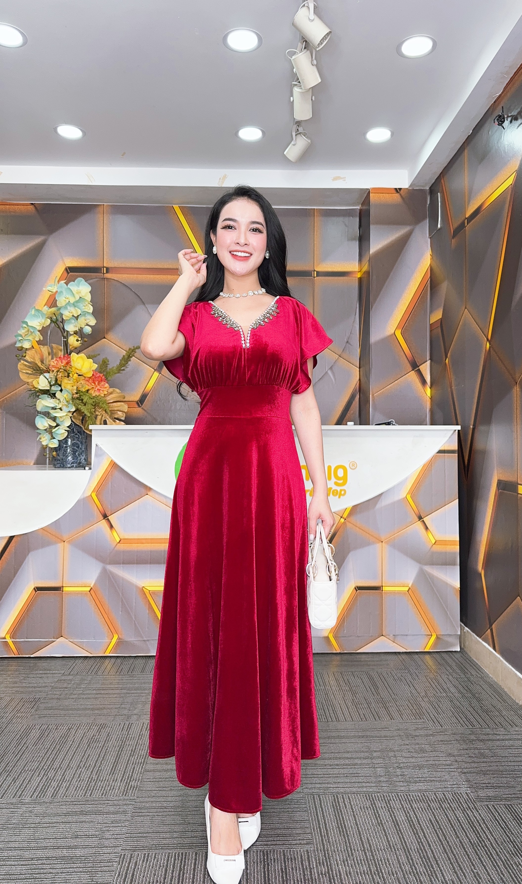 Đầm xòe - Y1824 - Thương hiệu Zonbig_thumbnail_3