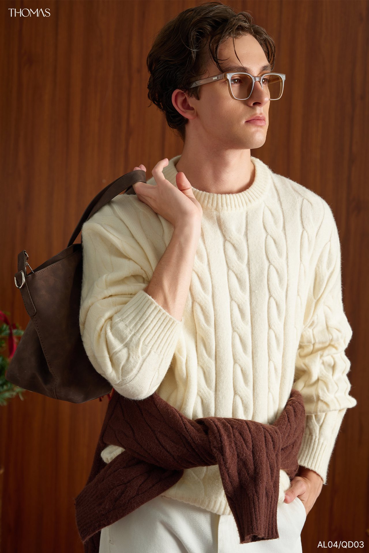 Áo Sweater Twisted-Wool Len Viscose Form Relaxed_thumbnail_1