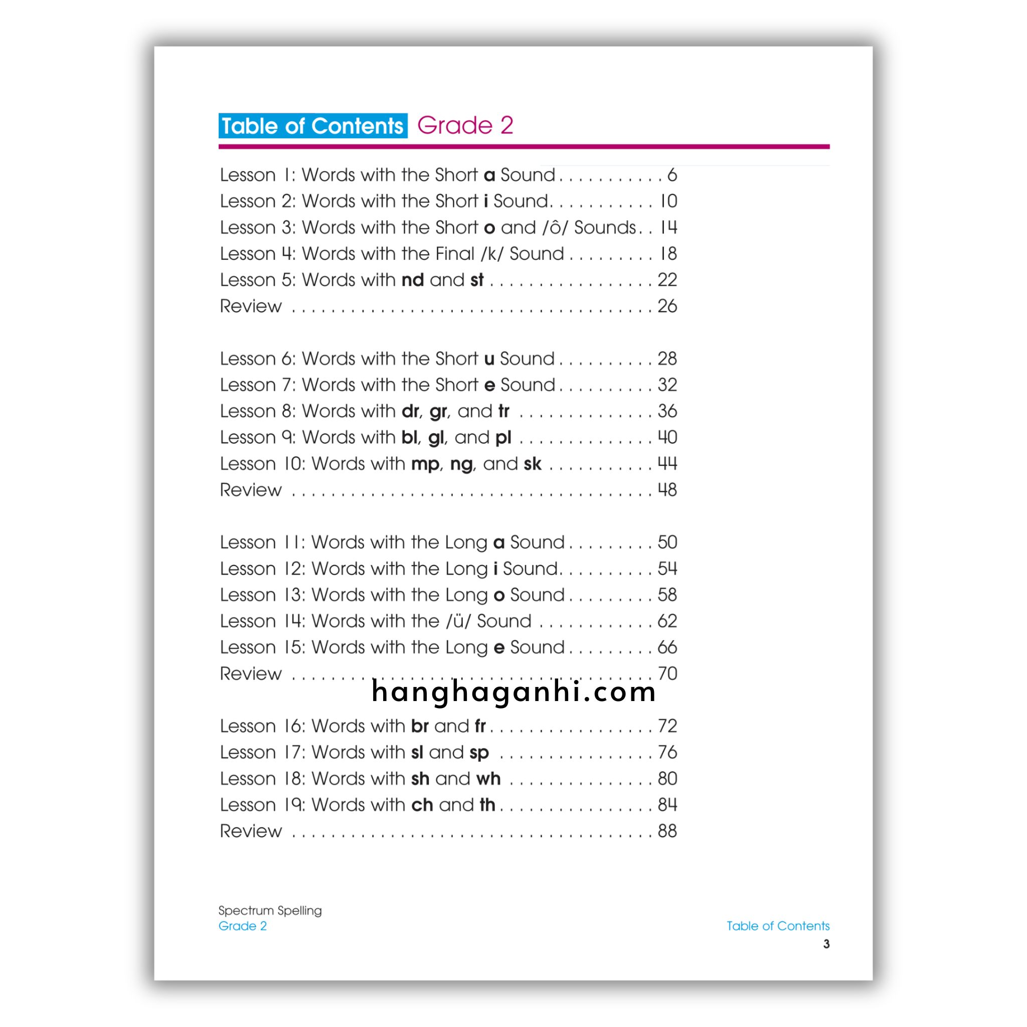 Sách Spectrum Spelling Workbook Grade 2_thumbnail_1