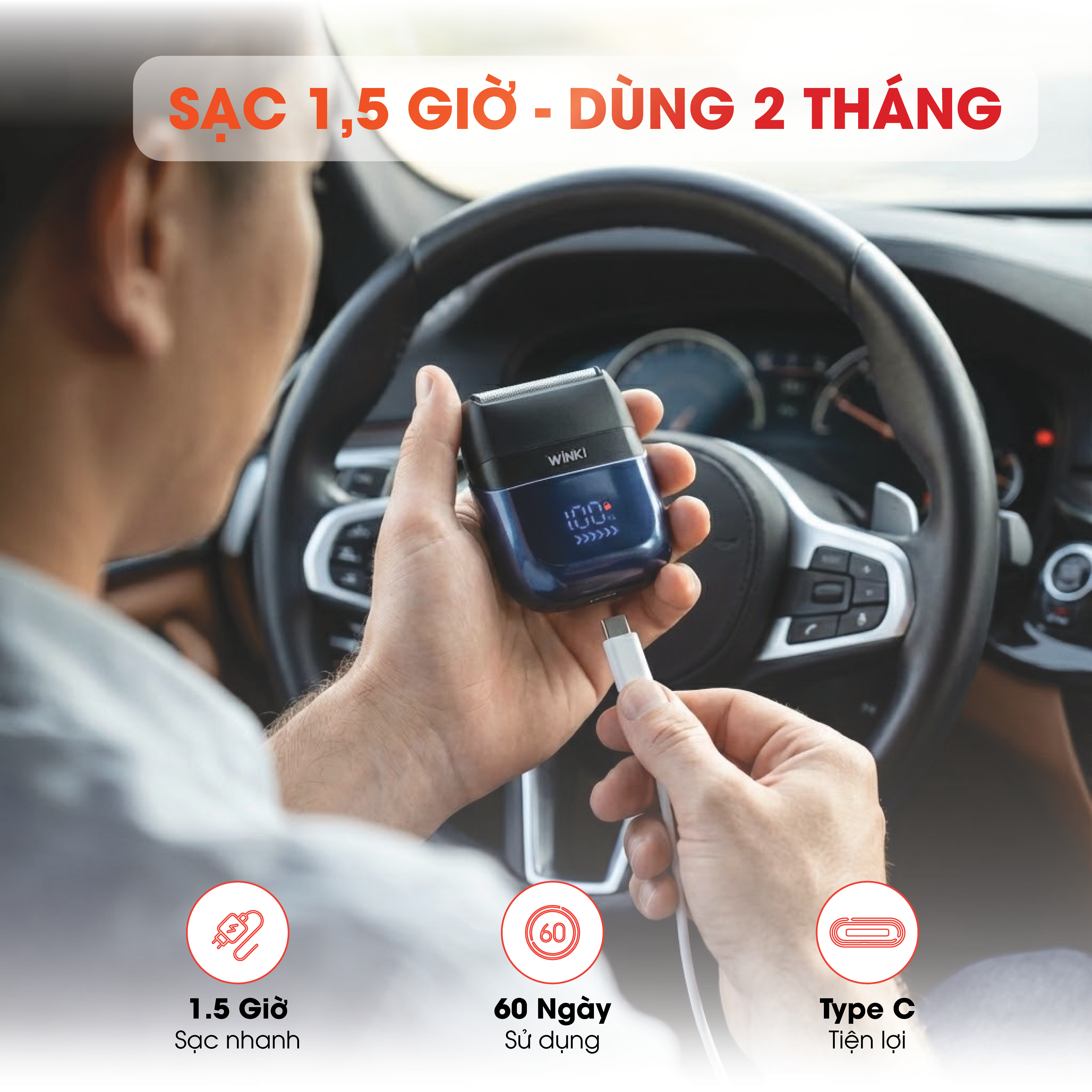 Máy cạo râu cao cấp Winki A100_thumbnail_5