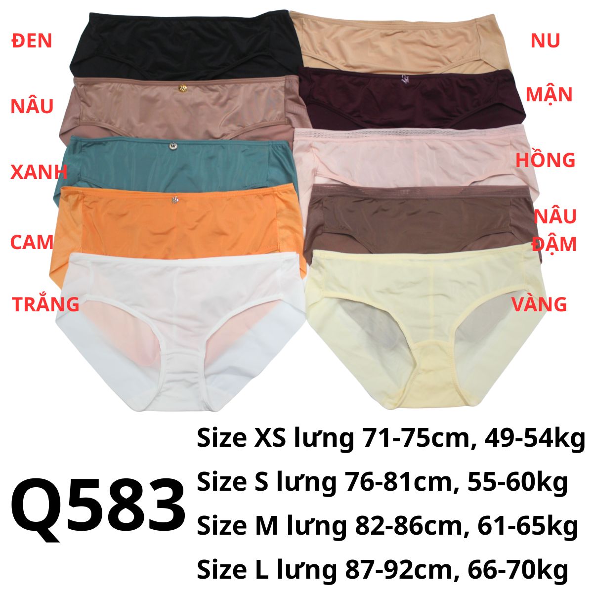Q583 Quần chip Hàn