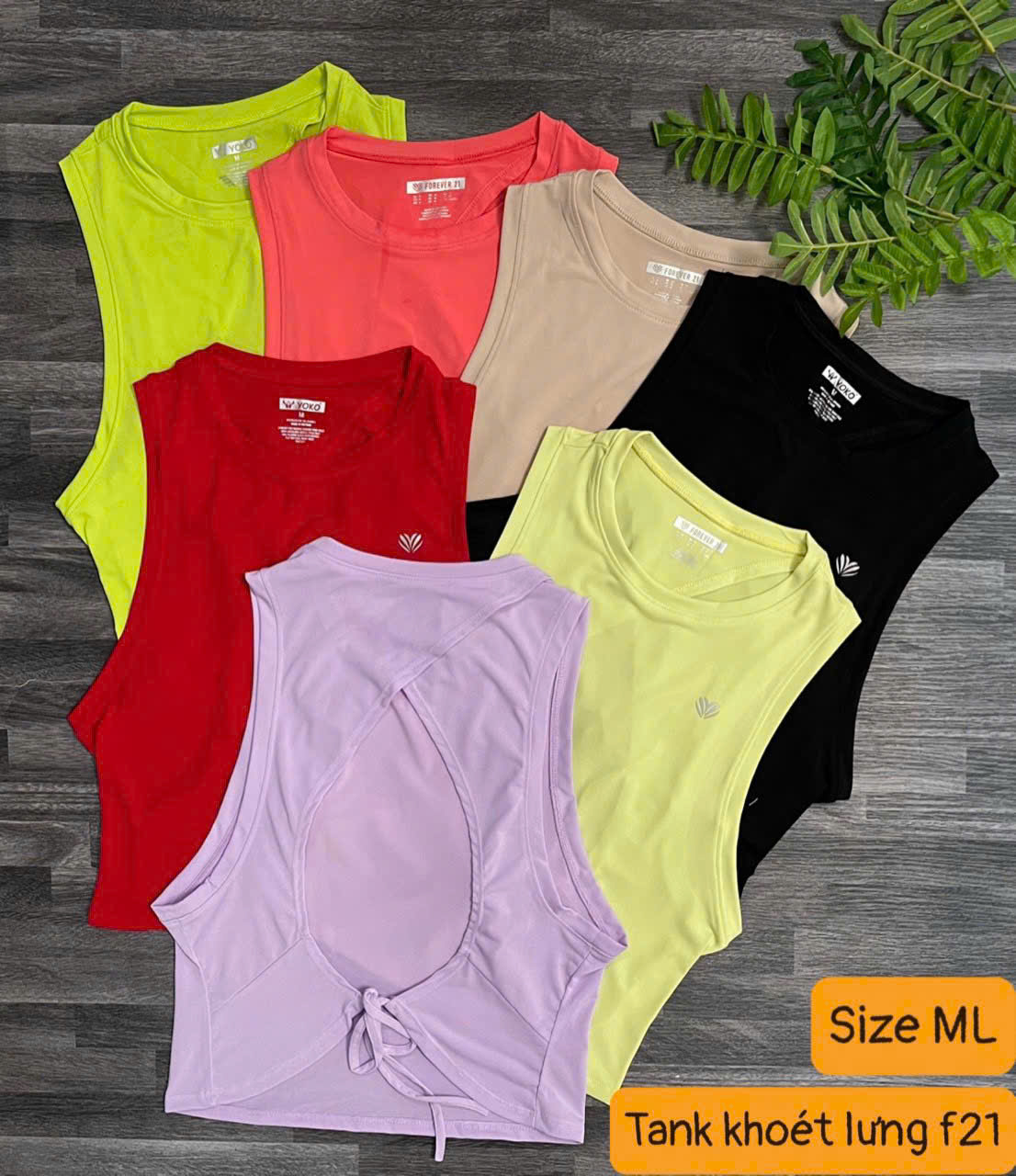 Áo Tanktop Thể Thao Nữ Ba Lỗ Cột Dây Form Rộng_thumbnail_2