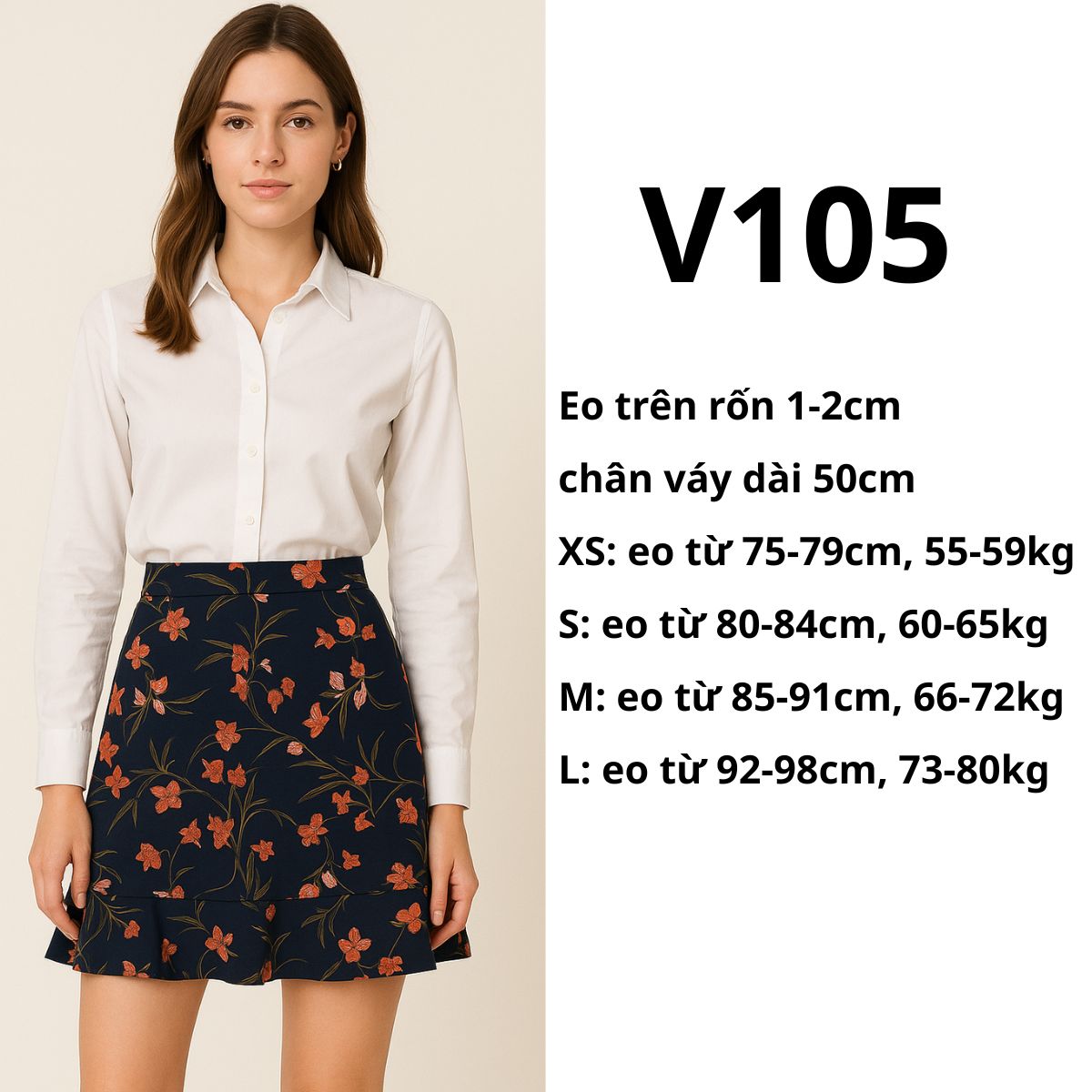 V105 - Chân váy Loft