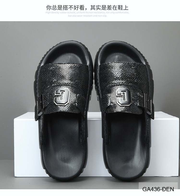 GA436 - Dép xỏ ngón nam thời trang da bò họa tiết rắn đế cao su êm chân_thumbnail_14