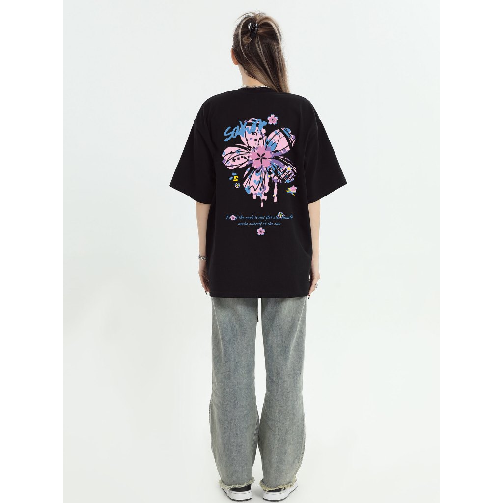 Áo thun unisex local brand form rộng ATD792 Miucho cotton cổ tròn in graphic_thumbnail_2