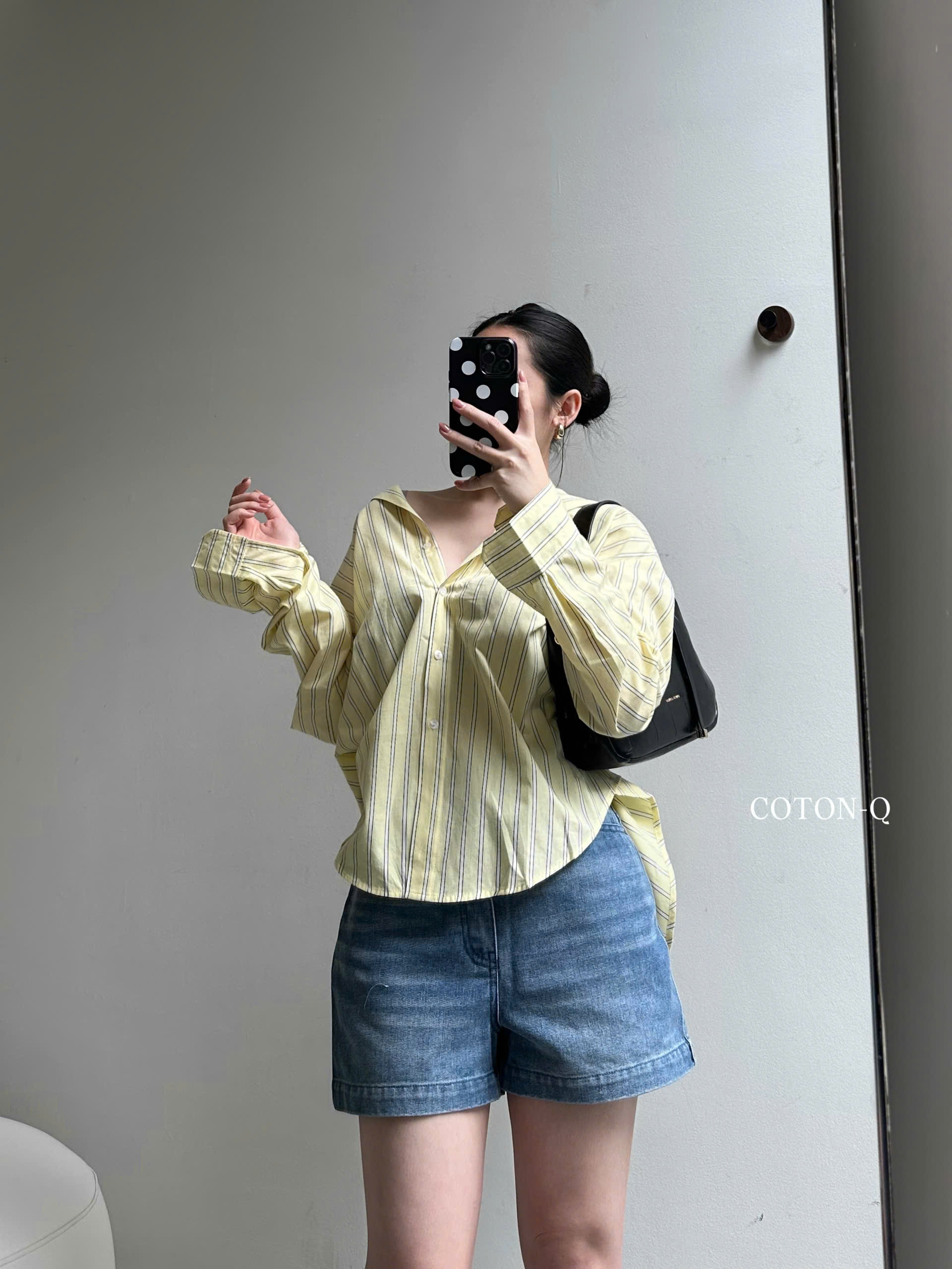 Quần đùi nữ Coton Q jean_thumbnail_14